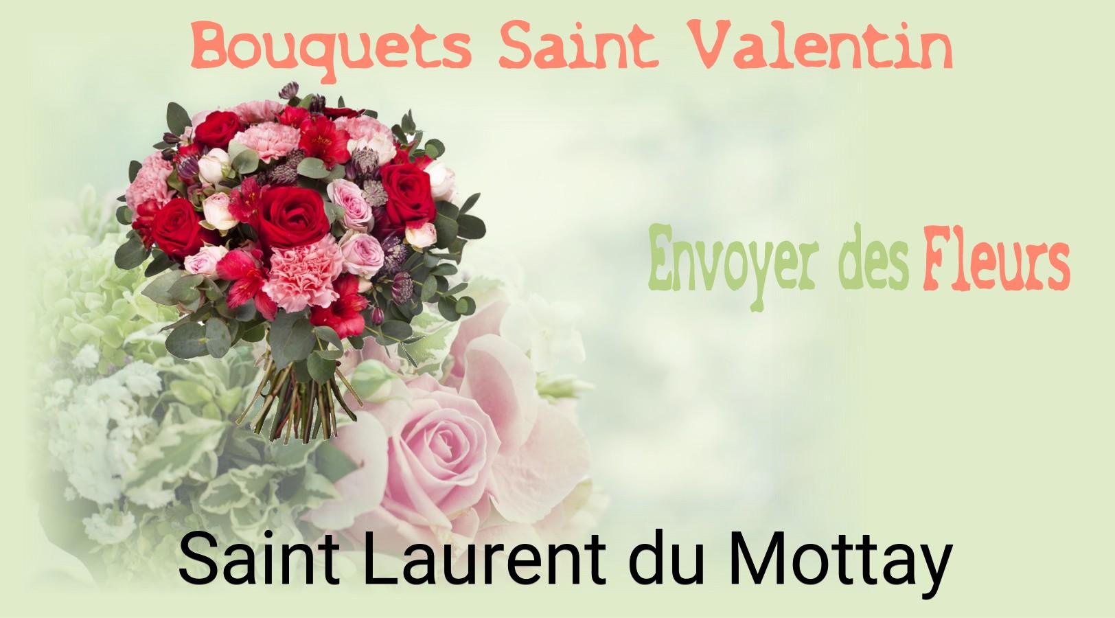 Roses de Saint-Valentin livrées à Saint-Laurent-du-Mottay